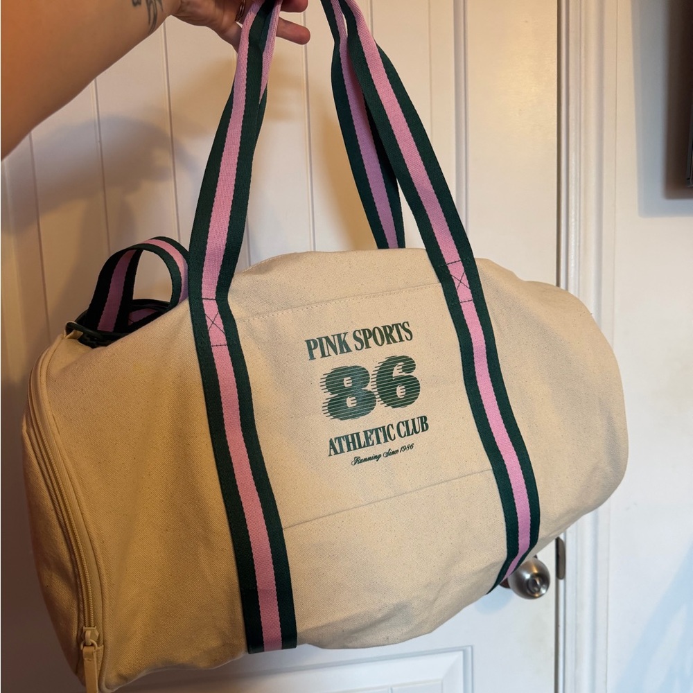 PINK Victoria's Secret Canvas Duffle